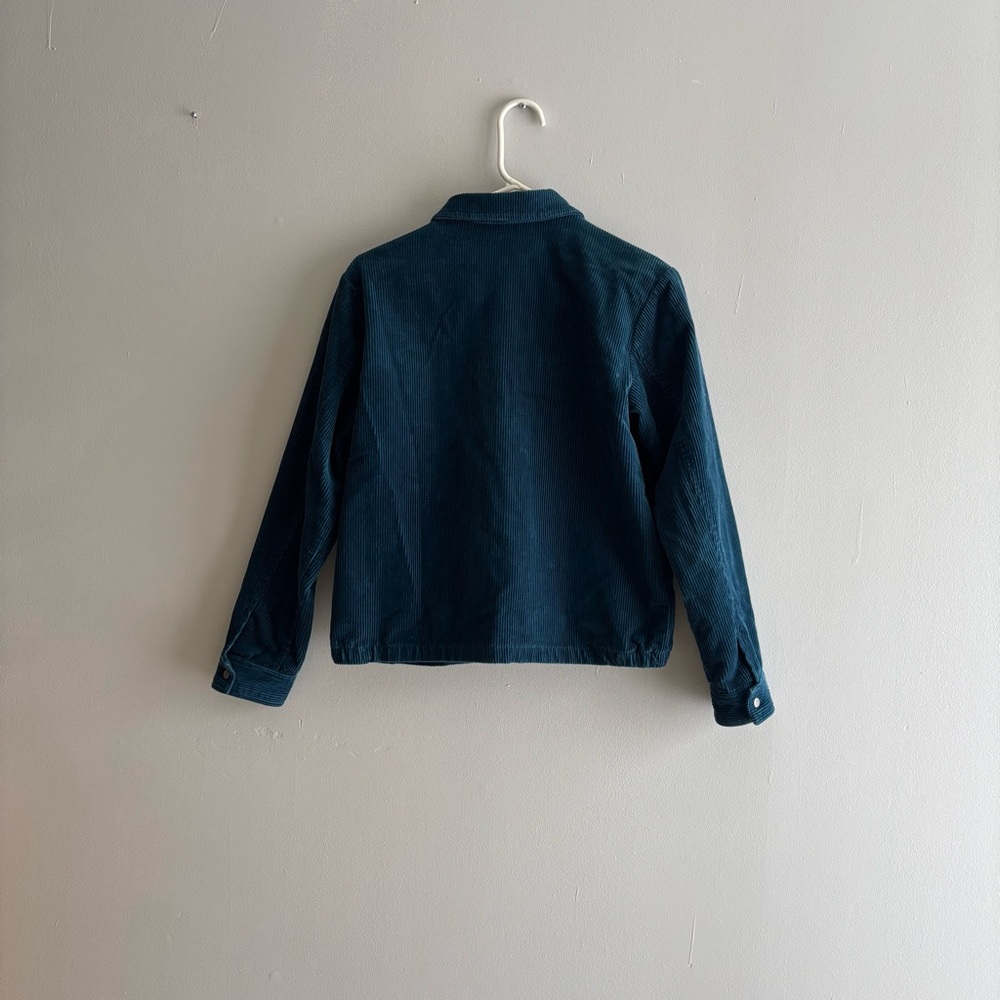 Brixton Utopia Jacket Women Sz  XS Indie Teal Corduroy Detroit Chore Full Zip - Picture 3 of 14